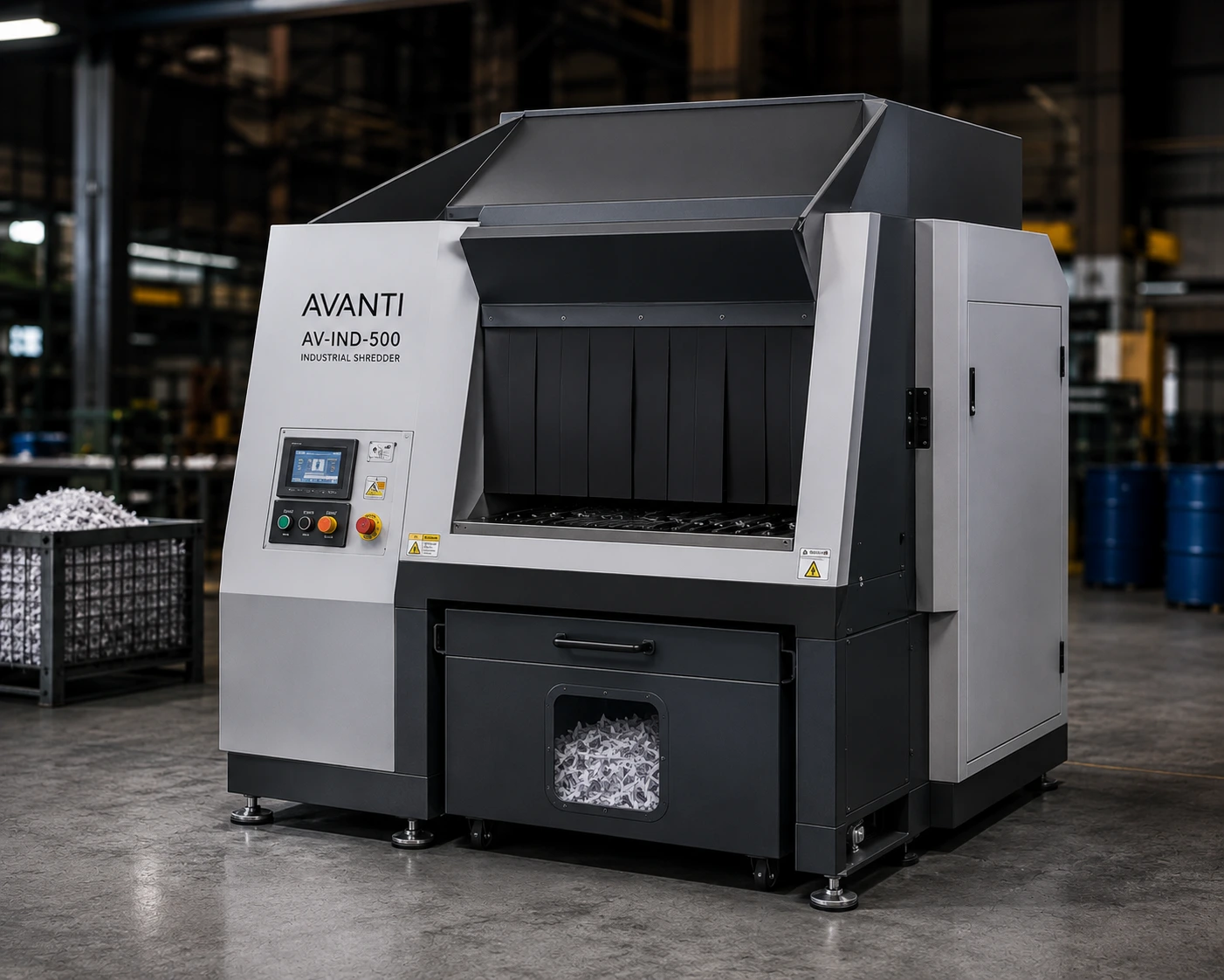 AV-IND-500 Industrial Shredder