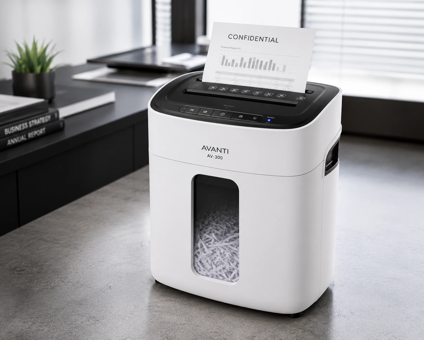 AV-300 Cross-Cut Shredder